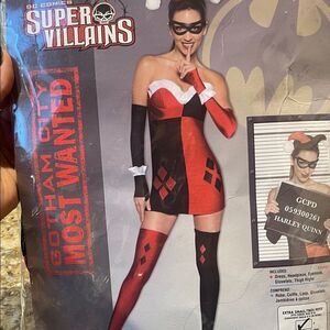 DC Comics Harley Quinn Costume NEW XS